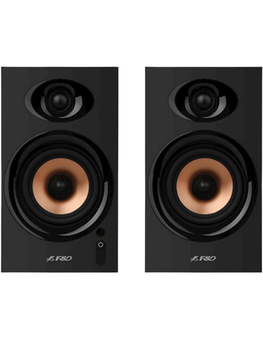 Sistem audio 2.0 CH F&D R23BT, Negru