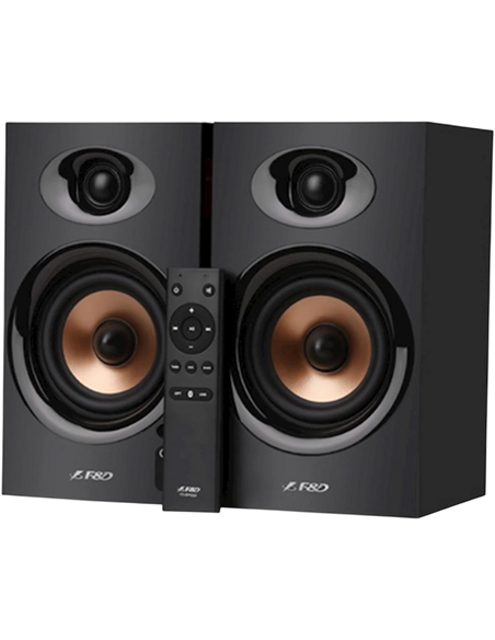 Sistem audio 2.0 CH F&D R23BT, Negru