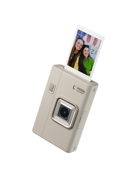 Cameră Foto Fujifilm Instax Mini LiPlay+, Sand Beige