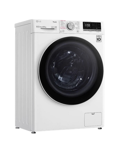 Mașină de spălat LG F2WV5S8S0E, 8,5kg, Alb