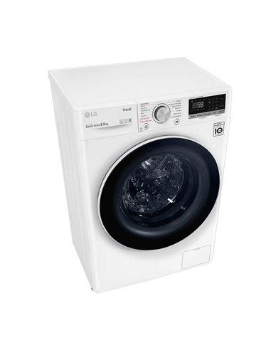 Mașină de spălat LG F2WV5S8S0E, 8,5kg, Alb