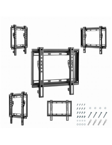 Фиксированное настенное крепление Gembird WM-42F-04, Чёрный