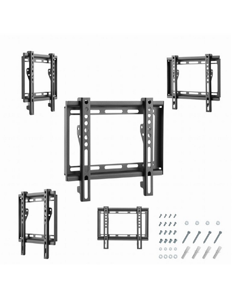 Suport fixat pe perete Gembird WM-42F-04, Negru