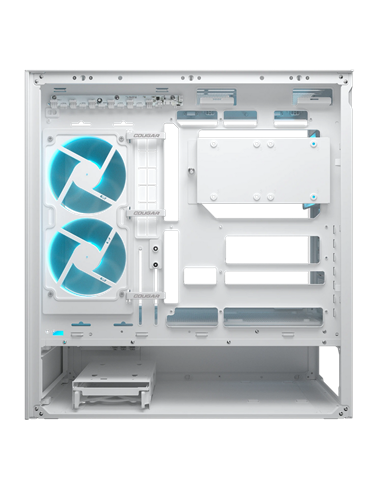Carcasă PC Cougar CFV235 White, Midi-Tower, Fără PSU, Alb