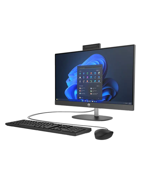 Computer All-in-One HP ProOne 240 G10, 24", Intel Core Ultra 7 155U, 16GB/512GB, Fără SO, Negru