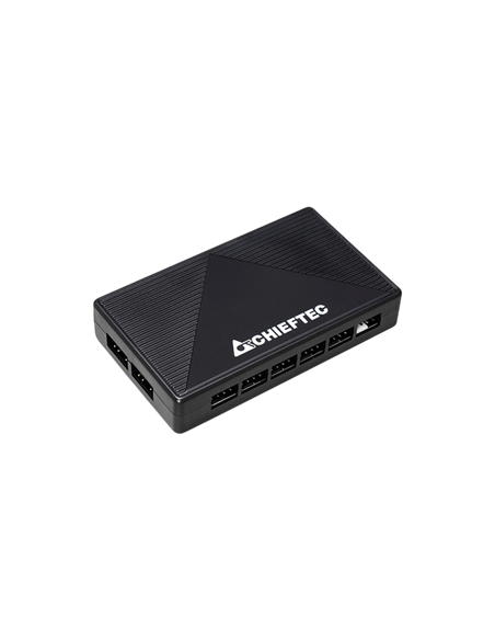 Carcasă PC Chieftec Hunter 3, Midi-Tower, Fără PSU, Negru
