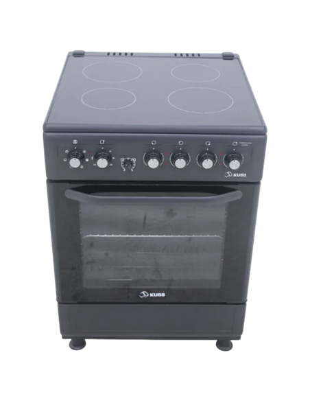 Plită electrică KUBB VT6056XXVD, Negru
