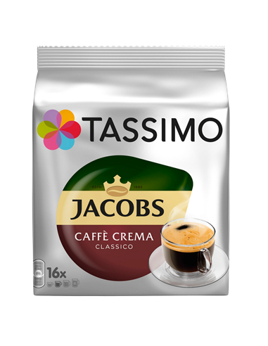 Cafea Iacobs Tassimo Caffe Crema, 16 buc