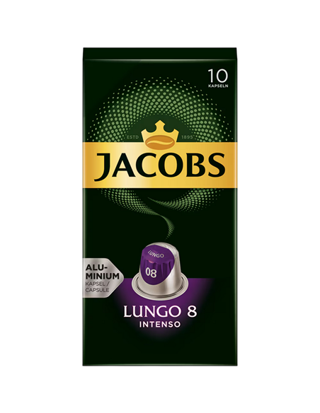 Cafea Jacobs Lungo Intenso, 10 buc