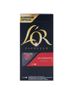 Cafea L'OR Espresso Splendente, 10 buc