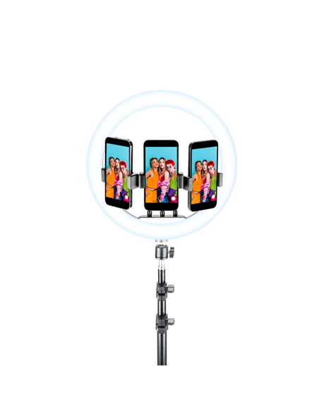 Selfie Stick Cellularline Trio Universal, Negru