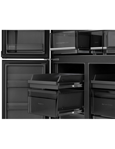 Холодильник Hisense RQ600P7SKE, Чёрный