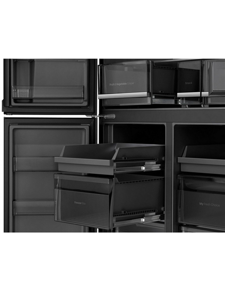 Frigider Hisense RQ600P7SKE, Negru
