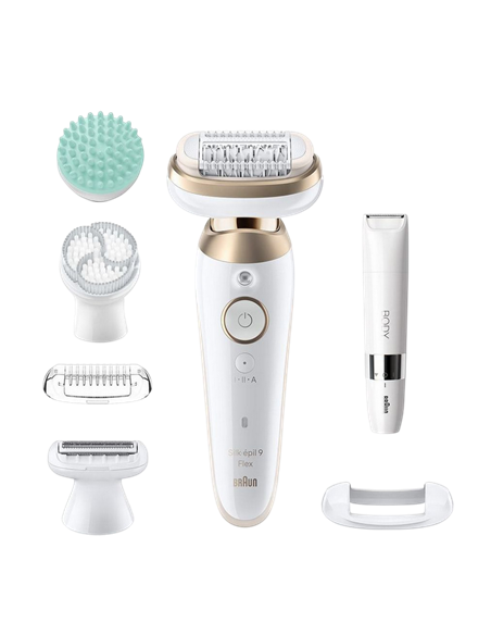 Epilator Braun SES9481 3D, Alb | Auriu