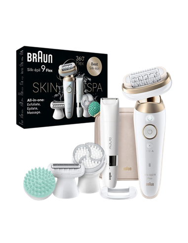 Epilator Braun SES9481 3D, Alb | Auriu