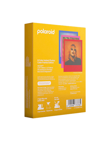 Polaroid Color Film для i-Type, Color Frames, 8 шт