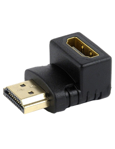 Adaptor Video Cablexpert A-HDMI90-FML, HDMI (M) - HDMI (F), Negru