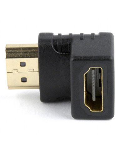 Видеоадаптер Cablexpert A-HDMI90-FML, HDMI (M) - HDMI (F), Чёрный