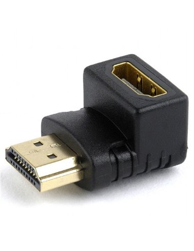 Adaptor Video Cablexpert A-HDMI90-FML, HDMI (M) - HDMI (F), Negru