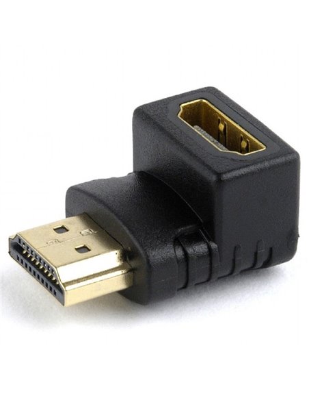 Adaptor Video Cablexpert A-HDMI90-FML, HDMI (M) - HDMI (F), Negru