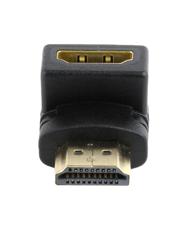 Видеоадаптер Cablexpert A-HDMI90-FML, HDMI (M) - HDMI (F), Чёрный