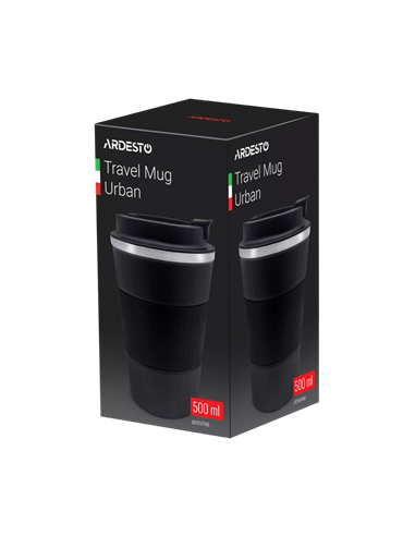 Термокружка Ardesto AR2650TMB, 0,5л, Чёрный