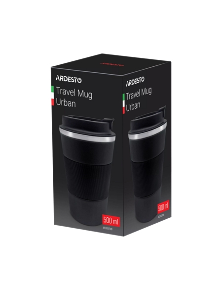 Cană termos Ardesto AR2650TMB, 0,5L, Negru
