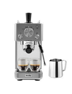 Кофеварка рожковая Breville VCF185X-01, 1415Вт, Нержавеющая сталь