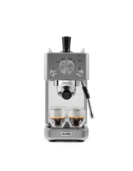 Cafetiera manuala Breville VCF185X-01, 1415W, Oțel inoxidabil
