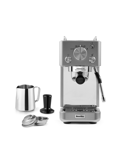 Кофеварка рожковая Breville VCF185X-01, 1415Вт, Нержавеющая сталь