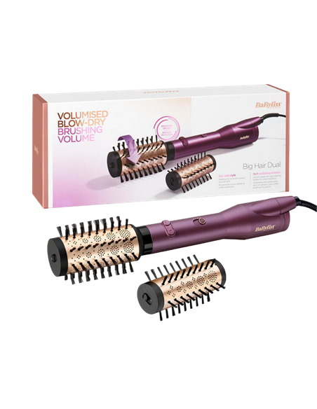 Uscător de păr-perie BaByliss Big Hair Dual AS950E, 650 W, Violet