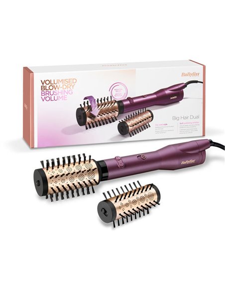 Uscător de păr-perie BaByliss Big Hair Dual AS950E, 650 W, Violet