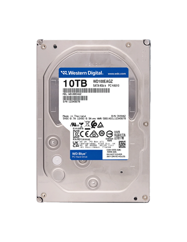 Unitate HDD Western Digital WD Blue, 3.5", 10 TB WD100EAGZ