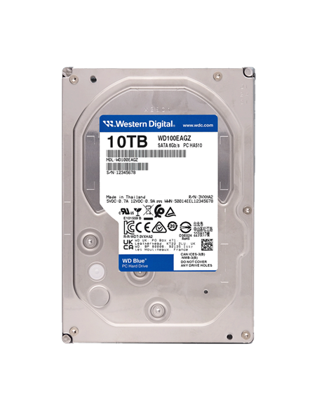 Жесткий диск Western Digital WD Blue, 3.5", 10 ТБ <WD100EAGZ>