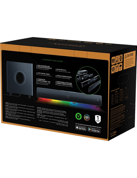 Аудиосистема RAZER Leviathan V2, Чёрный
