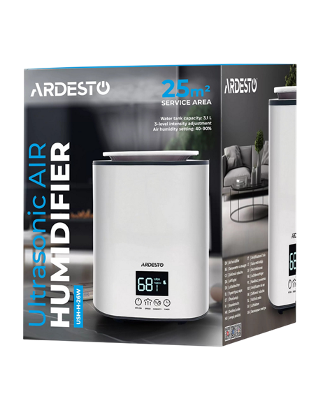 Umidificator de aer Ardesto USH-H-26W, Alb