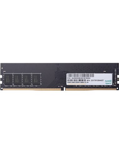 Memorie RAM Apacer AU08GGB26CQYBGH, DDR4 SDRAM, 2666 MHz, 8GB