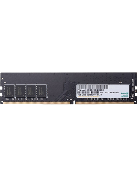 Memorie RAM Apacer AU08GGB26CQYBGH, DDR4 SDRAM, 2666 MHz, 8GB