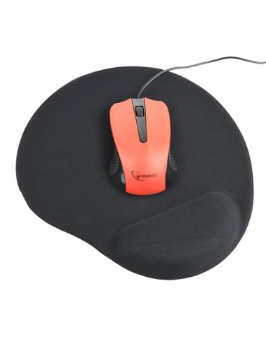 Mouse Pad Gembird MP-GEL-BK, 240mm x 220mm, Negru
