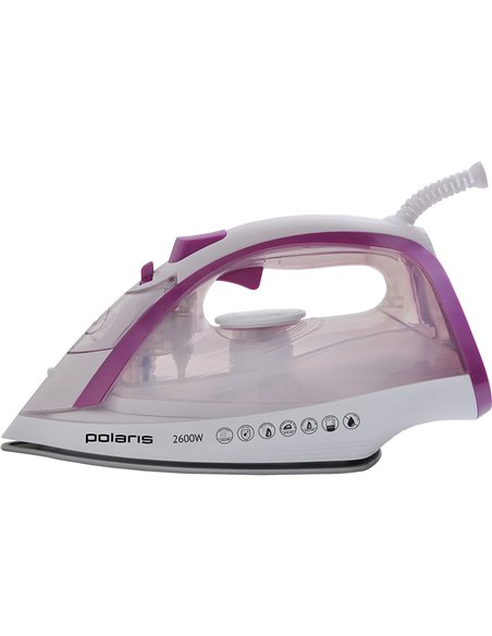 Утюг Polaris PIR2668AK, 2600Вт, Розовый