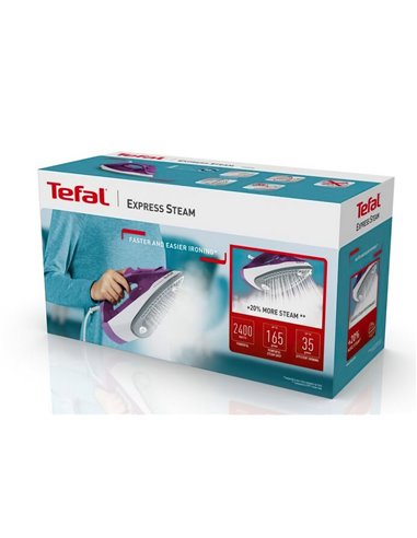 Утюг Tefal FV2836E0, 2400Вт, Фиолетовый