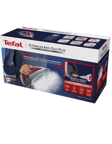 Утюг Tefal FV6820E0, 2800Вт, Бордовый