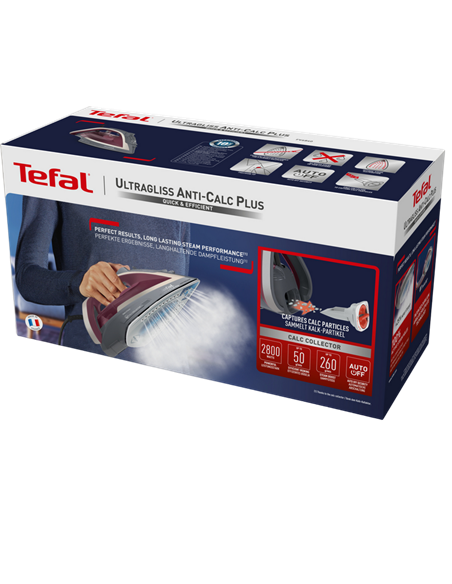 Утюг Tefal FV6820E0, 2800Вт, Бордовый