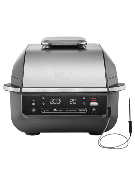 Электрический Гриль Ninja EG351EU, 1760Вт, Чёрный | Серебристый
