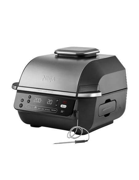 Grătar electric Ninja EG351EU, 1760W, Negru | Argintiu