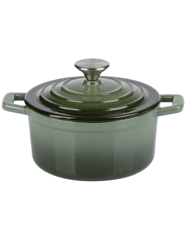 Cratiță Alpina Cast Iron, 0,8L, 14cm, Verde