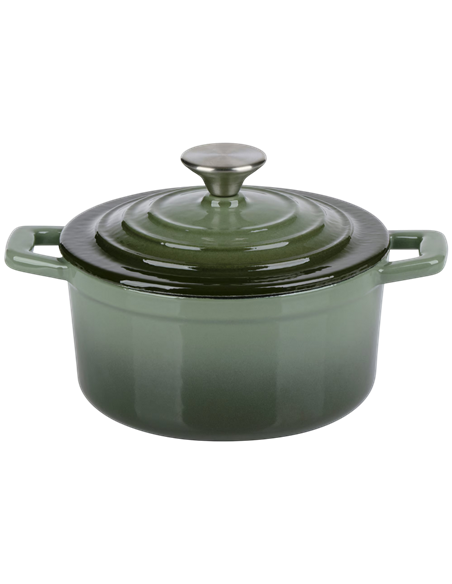 Cratiță Alpina Cast Iron, 0,8L, 14cm, Verde