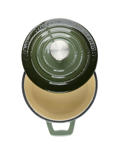 Кастрюля Alpina Cast Iron, 0,8л, 14см, Зелёный 2