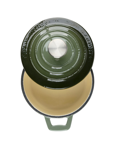 Cratiță Alpina Cast Iron, 0,8L, 14cm, Verde