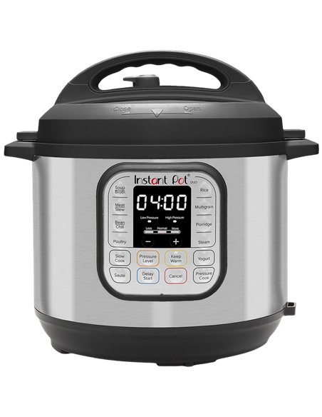 Aparat de gătit multifuncțional sub presiune Instant Pot Duo 6, Argintiu